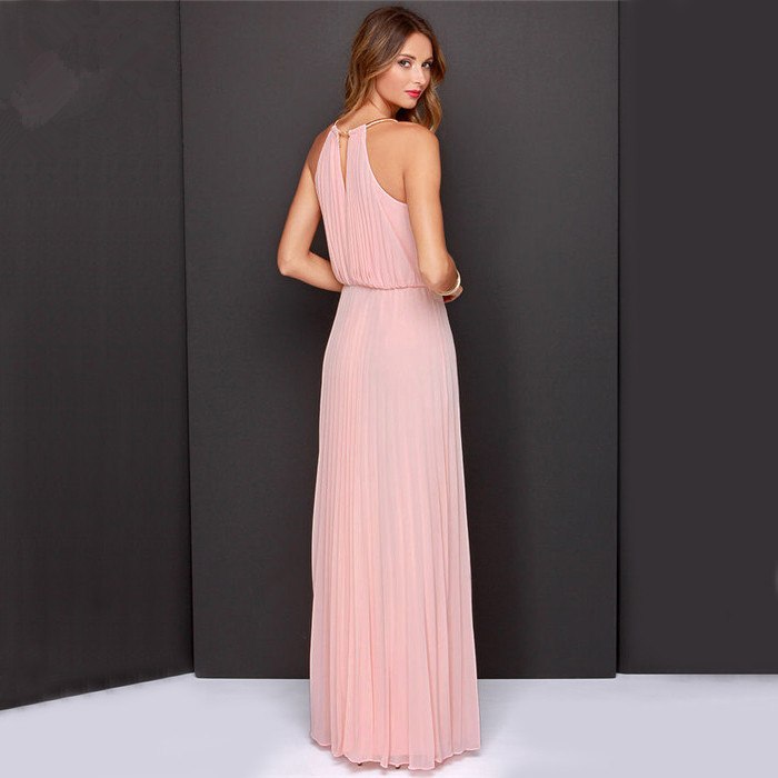 Fashion Sexy Pink Chiffon Dress, Prom Dress Asds